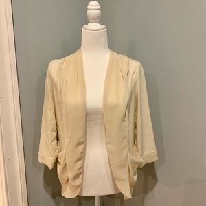 Cream cardigan with pockets Lauren Conrad XS.